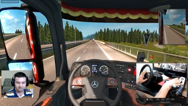 ETS 2 MP ADMİNE KAFA TUTMA LOGİTECH G27 Ekip смотреть онлайн