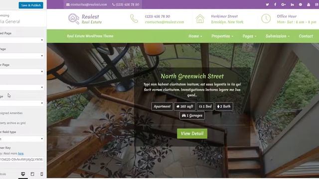 Realest - Real Estate WordPress Theme - Customization смотреть онлайн