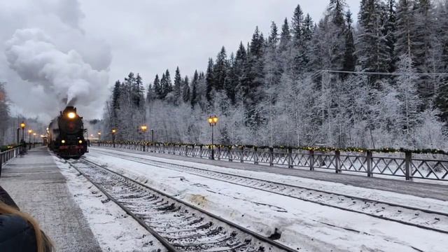 паровоз ЛВ-0165 ст.Рускеала смотреть онлайн