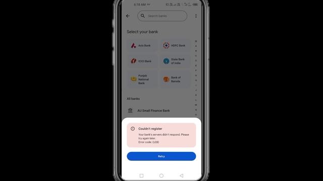 Error code u28 in google pay 2023 | Google pay me error code u28 kyon bata raha hai | error code u2 смотреть онлайн