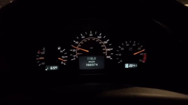 2000 Mercedes E320 4Matic W210 WOT 0-60 смотреть онлайн