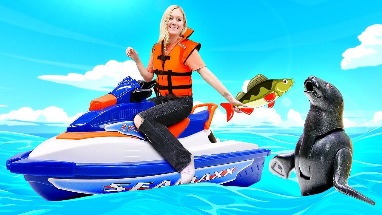 Гидроцикл из пластилина Play Doh (Плей До)! Развивающее видео для детей и мультики для малышей смотреть онлайн