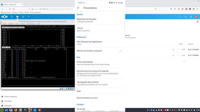 ? NextCloud Appliance VM ▶ Je synchronise mon mobile ? смотреть онлайн