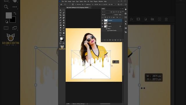 Photoshop Tutorial- How to Create a Dripping and Splatter Effect in Adobe Photoshop смотреть онлайн