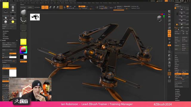 Come See How It’s Made in ZBrush – Ian Robinson – Maxon ZBrush Trainer – ZBrush 2024 смотреть онлайн