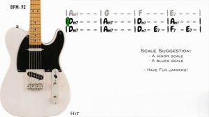 A Minor Slow Blues Backing Track _ Guitar Backing Track