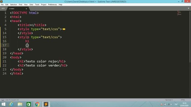 ≫ Como PONER Color al TEXTO en HTML | Cambiar COLOR de las LETRAS смотреть онлайн