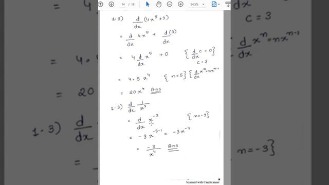 Differentiation-2 (Standard formulae and examples) смотреть онлайн