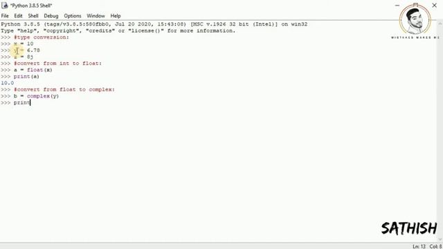 What is type conversion ? | CHAPTER - 6 | Easy PYTHON | Tamil | Sathish смотреть онлайн