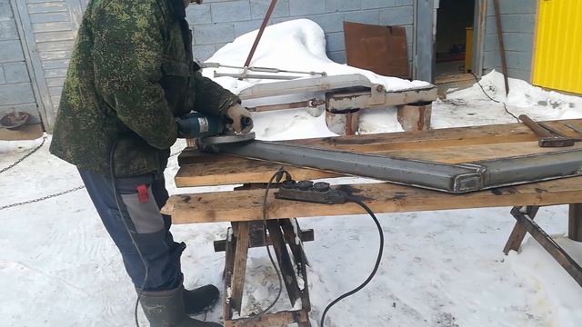 Изготовление самодельного КУНа на трактор т 25 часть6 смотреть онлайн