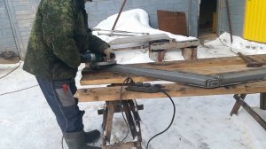 Изготовление самодельного КУНа на трактор т 25 часть6