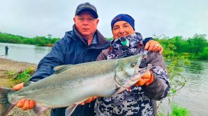 Рыбалка, о которой мечтает каждый ! Поехал на сазана ,а попал на горбушу и кету! Это Камчатка Бро!