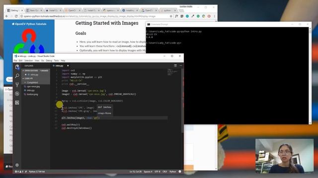 Digital Image Processing Class - OpenCV -- 02 Load and Save Image смотреть онлайн