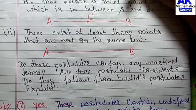 Consider Two Postulates Given Below | Class 9th Maths Chapter 5 Exercise 5.1 Question 3 | NCERT CBS смотреть онлайн