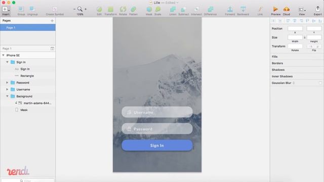 Sketch 4 - Login Screen UI Design (Speed Art) смотреть онлайн