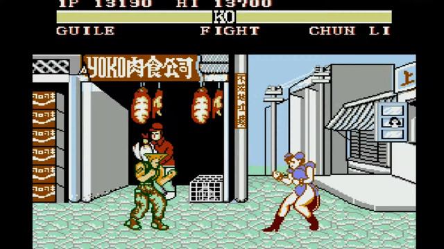 Street Fighter 2 Yoko soft NES pirate full playthrough смотреть онлайн