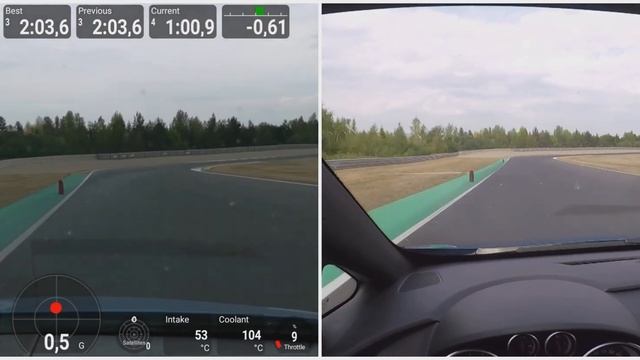 Track battle Astra H OPC (left) vs Astra J OPC (right) - autodrom Most #VXR смотреть онлайн