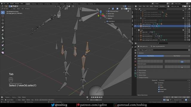 [OBSOLETE - see description!] Game-ready Rigs #3 - Rigify for Game Engines (UE4/Unity/Godot) смотреть онлайн