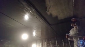Чёрный Потолок. Аппаратная покраска без проблем.