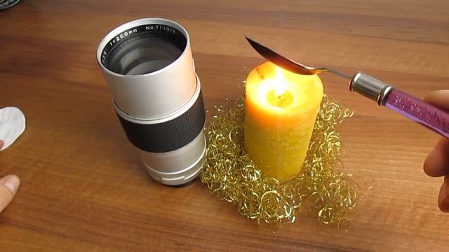 Романтично чистим объектив аморфным углеродом