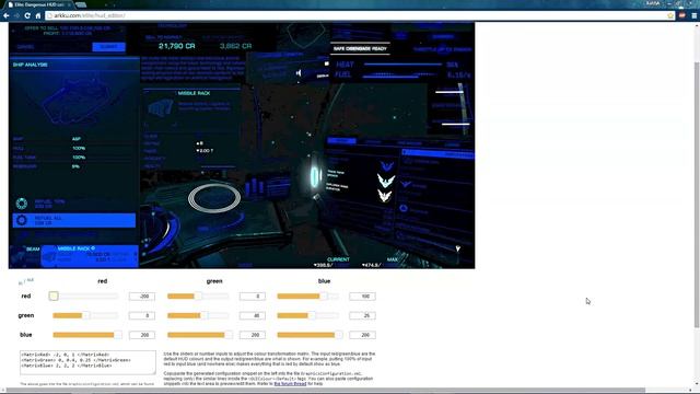 Elite Dangerous :Change GUI color,and make it Stay! смотреть онлайн