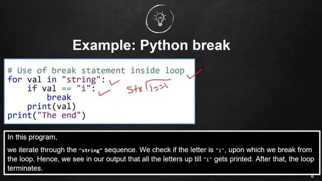 Break Statement And Continue Statement in Python. смотреть онлайн