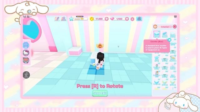 ♡ cinnamoroll cafe (floor 2) speedbuild ~ my hello kitty cafe ♡ смотреть онлайн