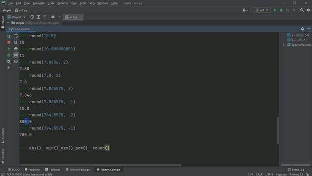 #5. Математические функции и работа с модулем math | Python для начинающих смотреть онлайн