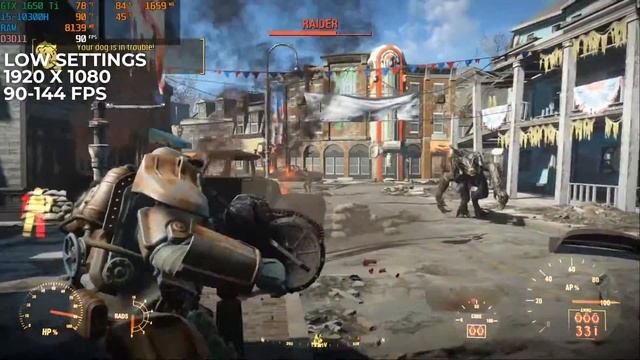 Fallout 4 (2021) GTX 1650 Ti Best Settings + All Settings | i5-10300H + 16GB RAM смотреть онлайн