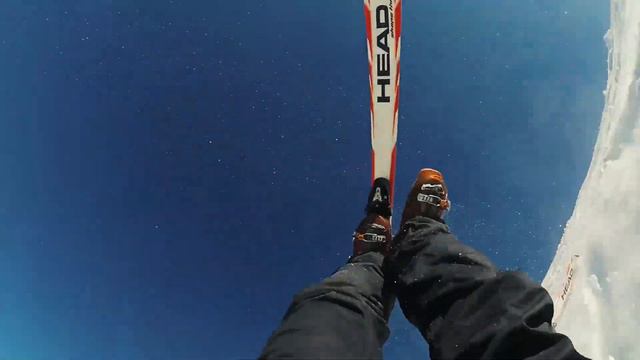 Жесткое падение на лыжах (псевдо фрирайд) смотреть онлайн