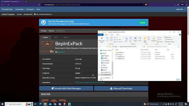 Lethal Company - How to Install BepInEx Pack (Install Mods) смотреть онлайн