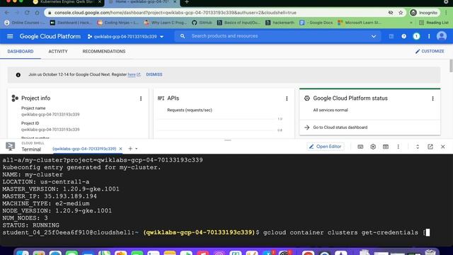 Kubernetes Engine: Qwik Start ||Qwiklabs || [GSP100] смотреть онлайн