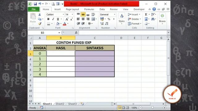 Fungsi EXP Excel - Categories Function : Mathematical смотреть онлайн