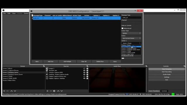 How To Setup Any Midi Controller, With OBS Midi Plug In смотреть онлайн