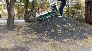 Самоходная тележка,телега, мини самосвал Kawashima