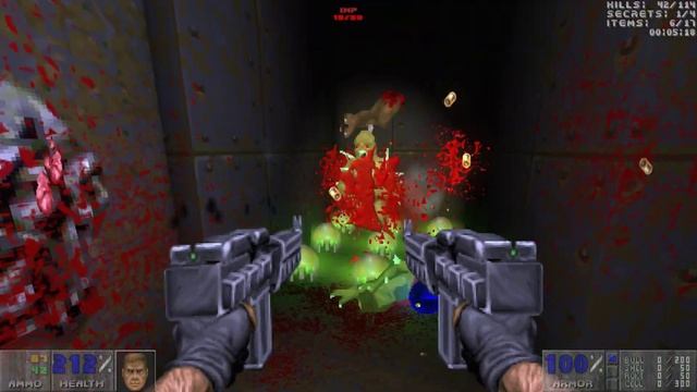 Brutal Doom v21.9.0 - HontE Remastered | MAP06: The Crusher | 4K/60 смотреть онлайн