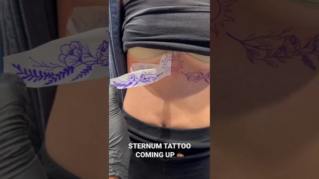 NOW BOOKING ! WHO’S NEXT ? WHAT DO YOU THINK THE PAIN IS LIKE ON THE STERNUM? #tattoo #tattoolife смотреть онлайн