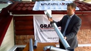 Как соединить трубы водосточной системы Grand Line.