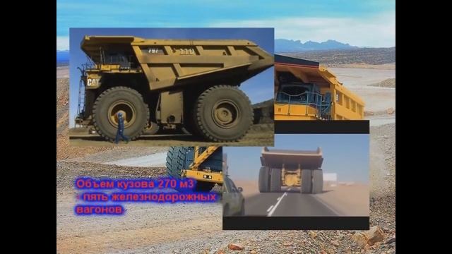 САМЫЕ БОЛЬШИЕ ГРУЗОВИКИ В МИРЕ. САМЫЙ БОЛЬШОЙ АМЕРИКАНСКИЙ КАРЬЕРНЫЙ САМОСВАЛ CATERPILLAR 797B. смотреть онлайн