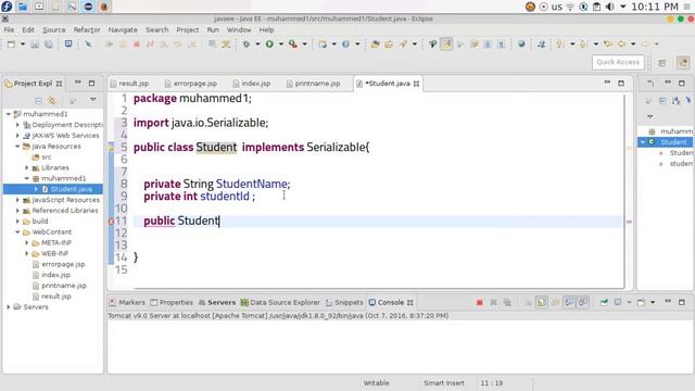 24 JAVA EE JSP Java Bean смотреть онлайн
