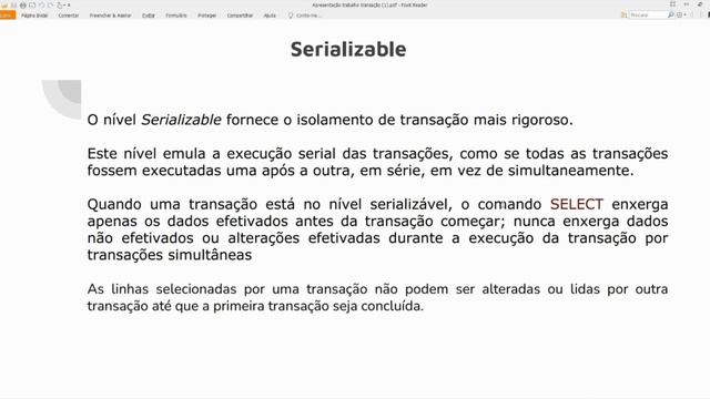 Repeatable Read e Serializable - Banco de dados смотреть онлайн