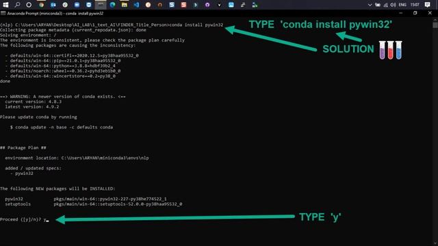 Jupyter lab or notebook installation error DLL load failed - fixed for windows 10 смотреть онлайн