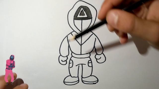 How To Draw Easy SQUID GAME Worker | Как легко нарисовать роботника из игры кальмара смотреть онлайн