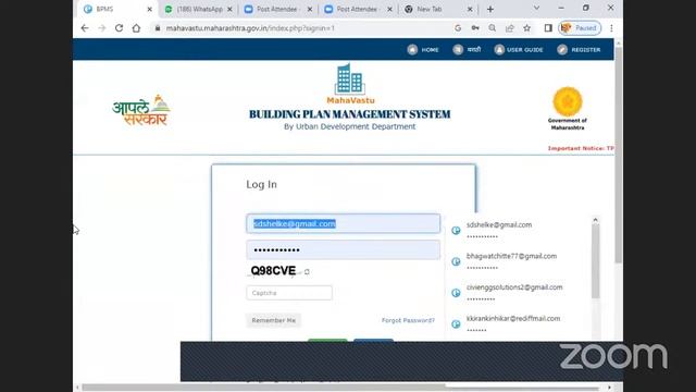 BPMS Portal Webinar https://mahavastu.maharashtra.gov.in/index.php I BPMS Training at Pune смотреть онлайн