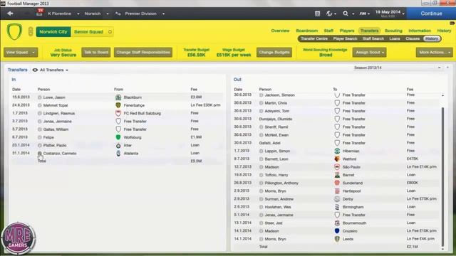 Football Manager 2013 - Review A Save #1 Norwich City ft FmTactical - MreGamers Sports смотреть онлайн