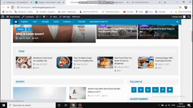 News portal theme wordpress in hindi || #newsportaltheme смотреть онлайн