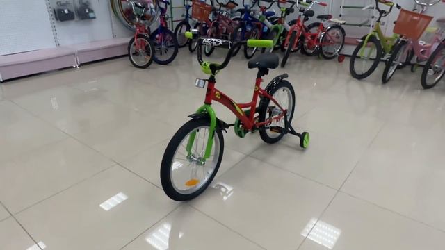 Велосипед детский Novatrack 18" STRIKE красный П000030455 смотреть онлайн
