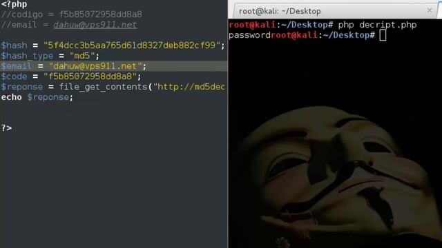 PHP MD5 Decrypt - Desenvolvendo ferramenta PHP Kali linux смотреть онлайн