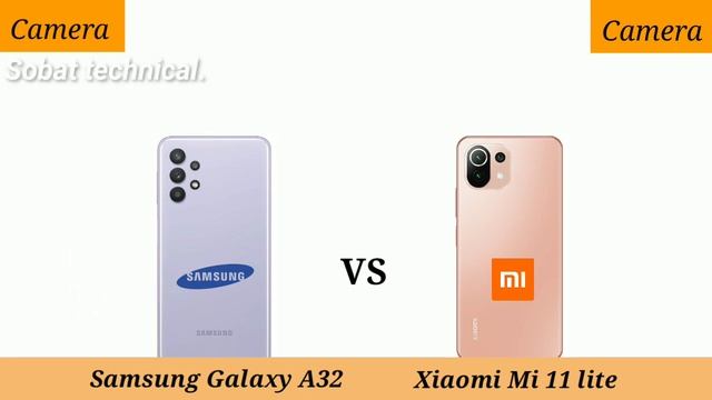 Samsung Galaxy A32 Vs Xiaomi Mi 11 Lite || Camera Test !!