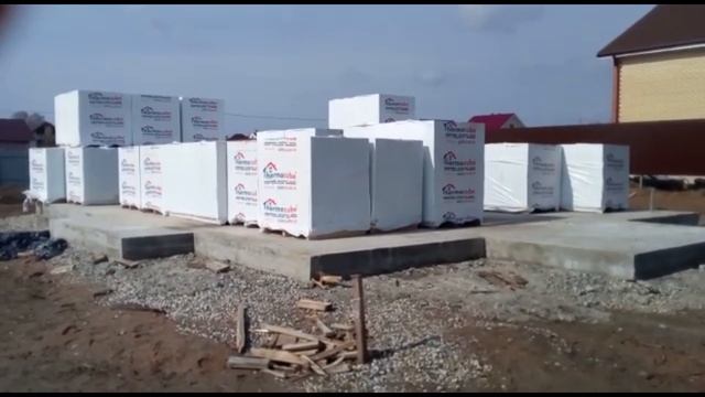 ? Разгрузка материала для строительства дома. Строим дома в Ярославле. СТК "Атлант" смотреть онлайн